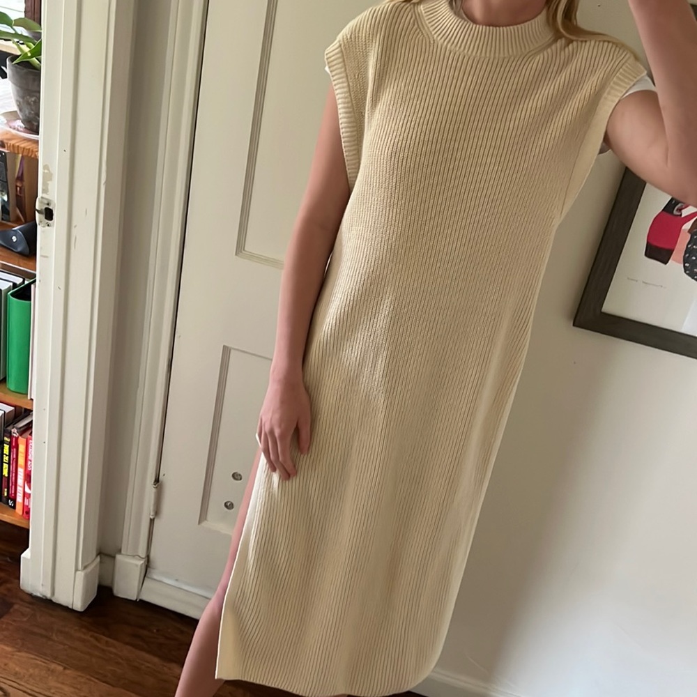 Knit midi dress / tank